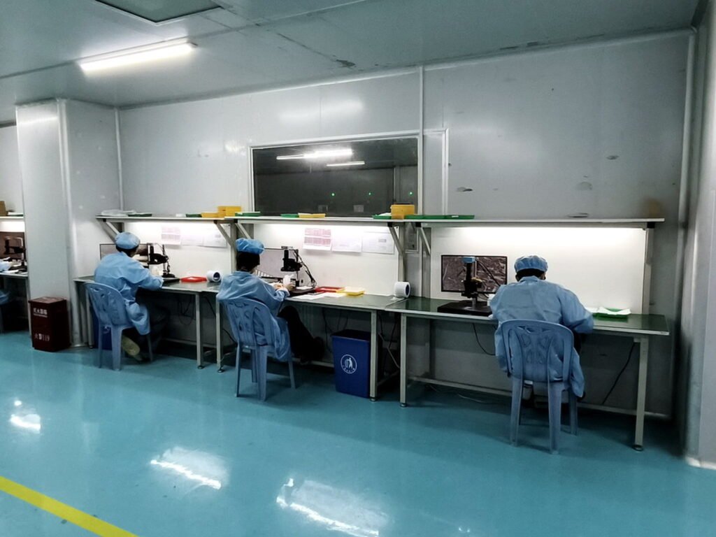 光纤阵列显微镜精密装配