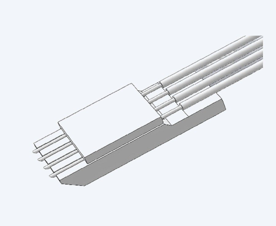 凸纤结构 3D 示意